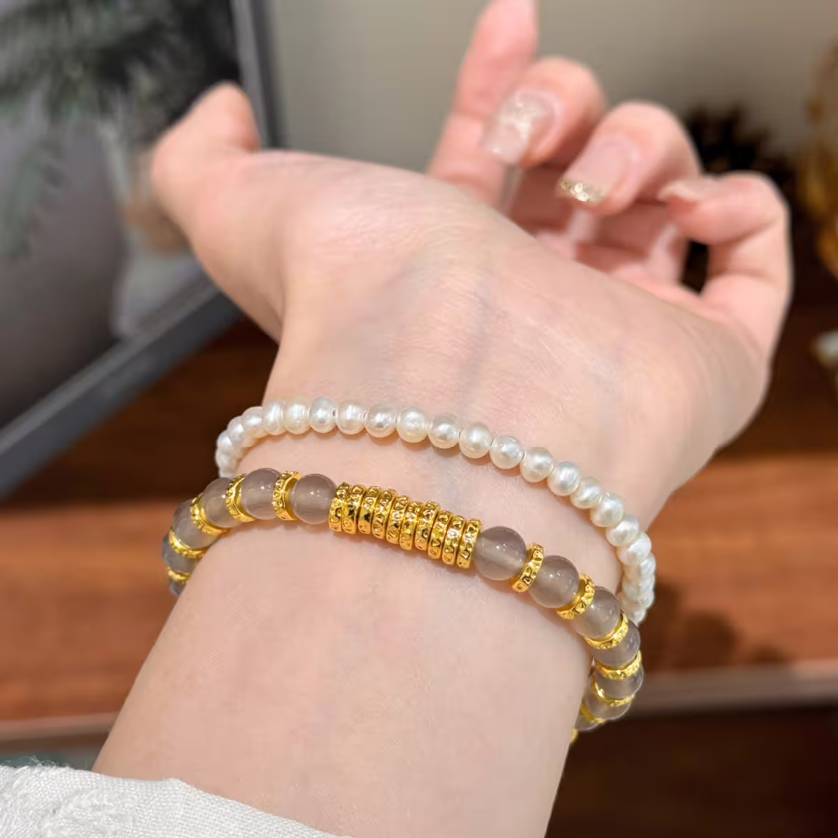 月映金纏&times;固定式串珠手鍊-第6張