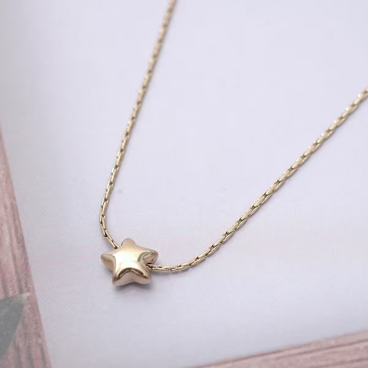 316鋼飾&times;圓潤小星星&times;項鍊&times;金色-第2張