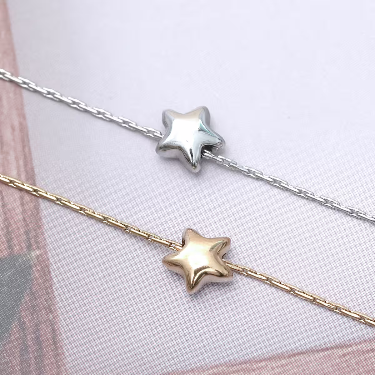 316鋼飾&times;圓潤小星星&times;項鍊&times;金色-第5張
