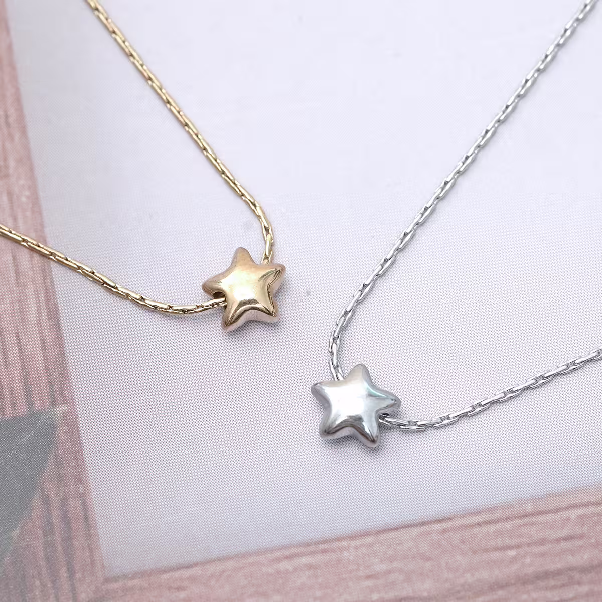 316鋼飾&times;圓潤小星星&times;項鍊&times;金色-第6張