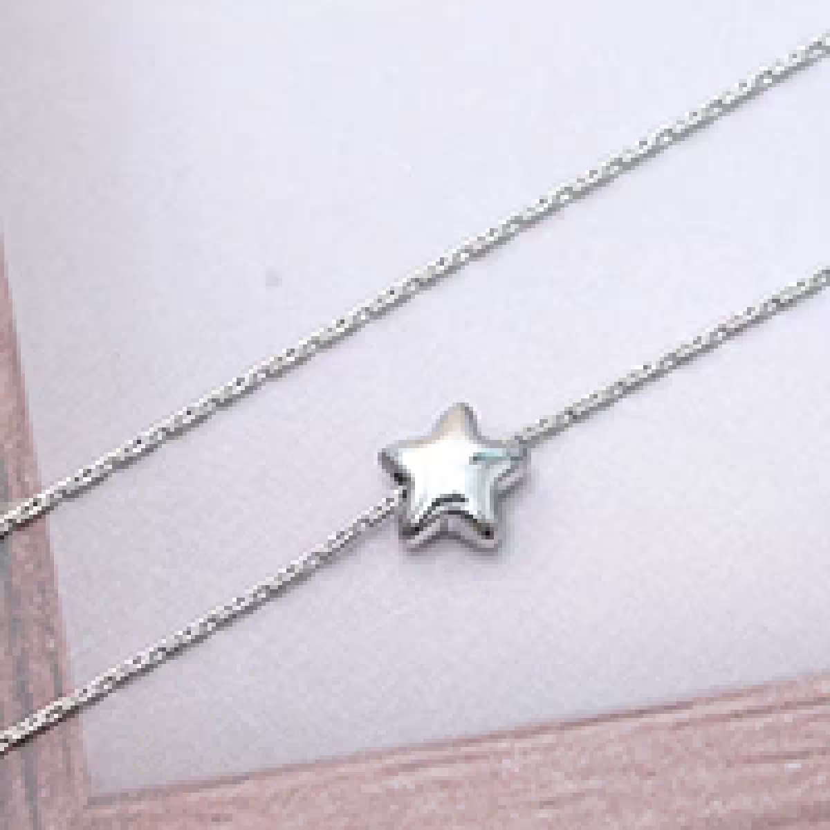 316鋼飾&times;圓潤小星星&times;項鍊&times;銀色-第2張