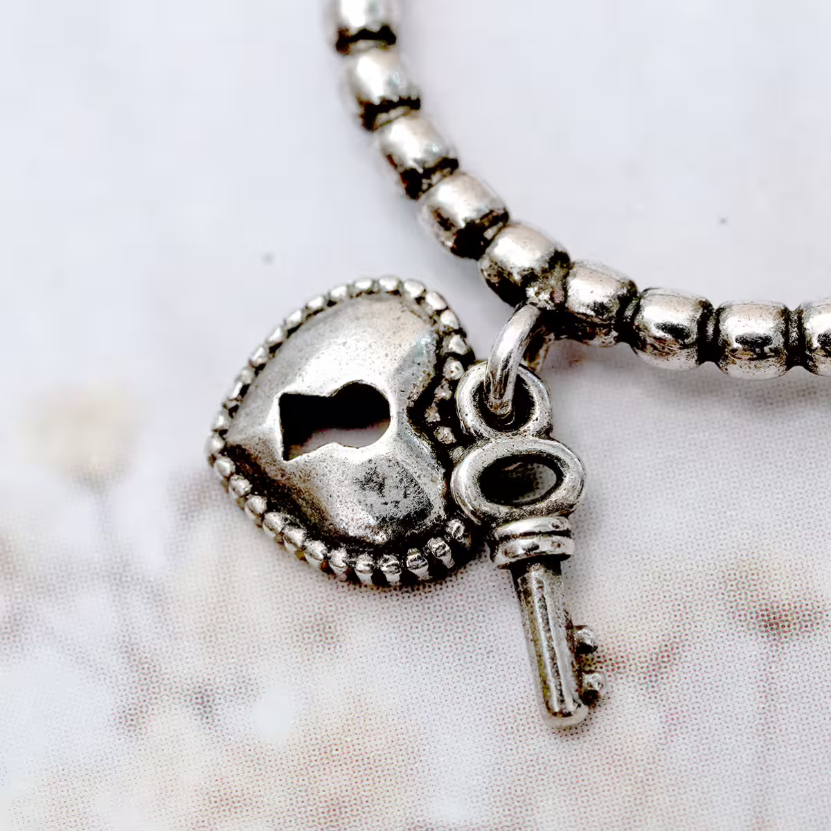 925銀飾&times;心鎖&times;開口戒指-第4張