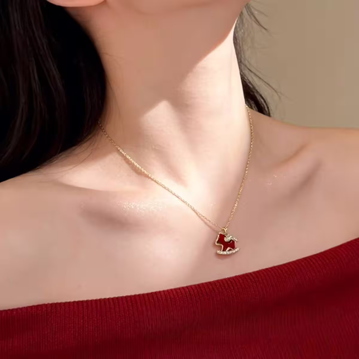 紅運飛馬&times;鎖骨項鍊-第6張