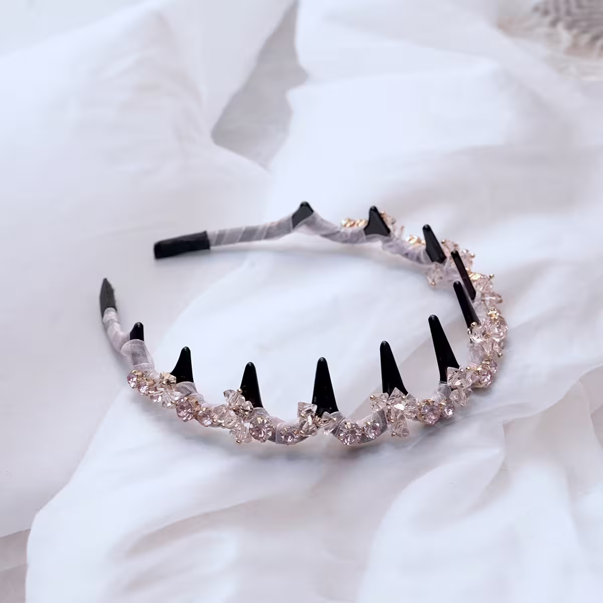 華麗水晶&times;抓髮髮箍&times;共二色-第5張