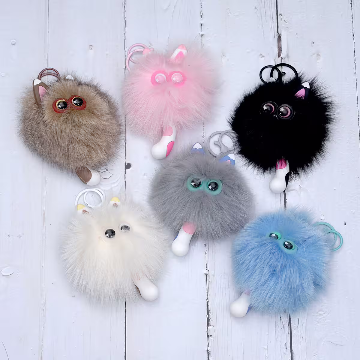 毛球精靈貓&times;娃娃&times;掛件&times;共六色-第1張