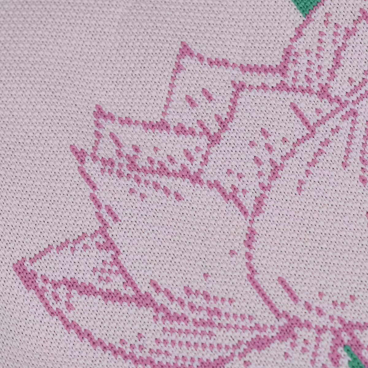 粉紅蓮花&times;針織手提袋-第5張