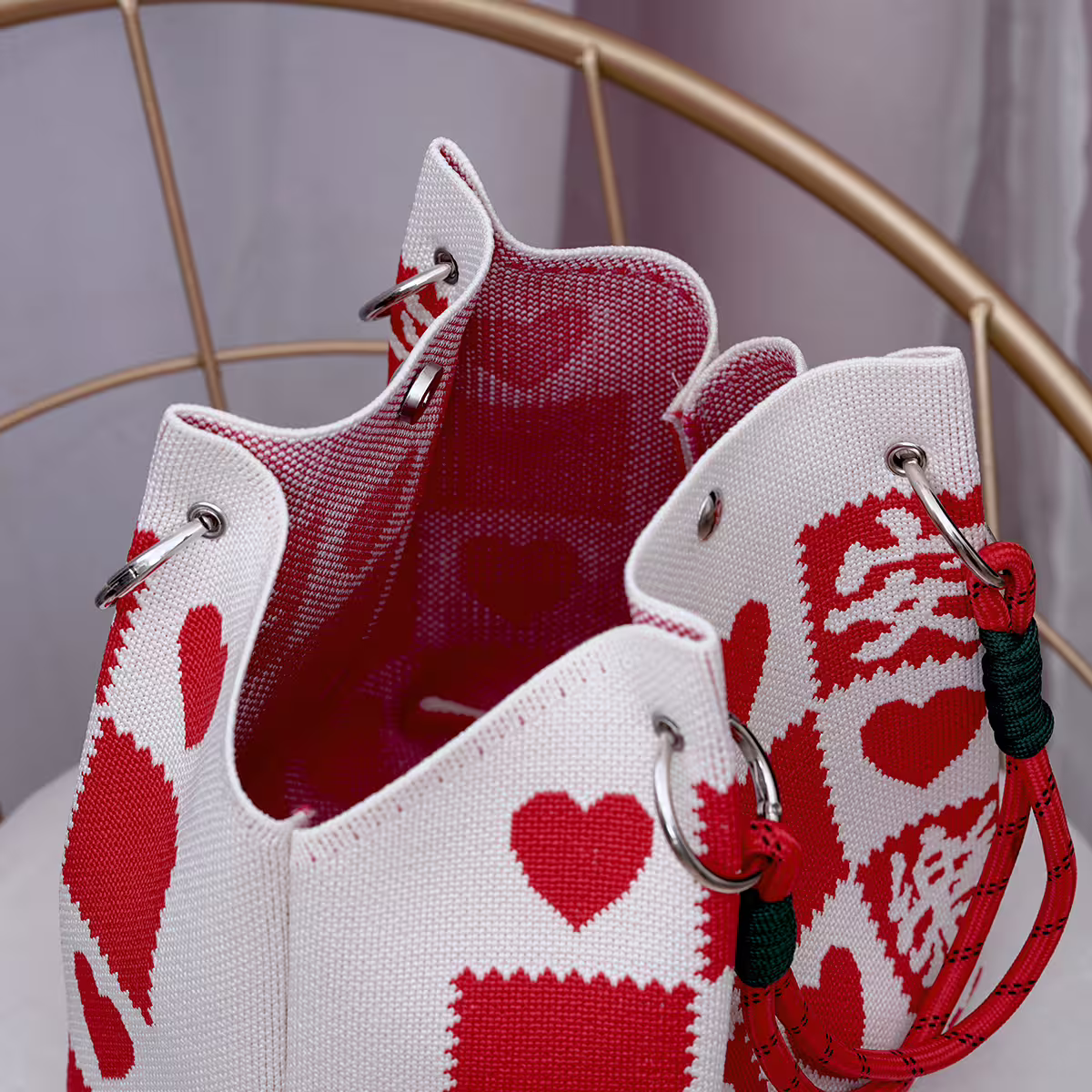 平安喜樂&times;針織手提袋-第4張