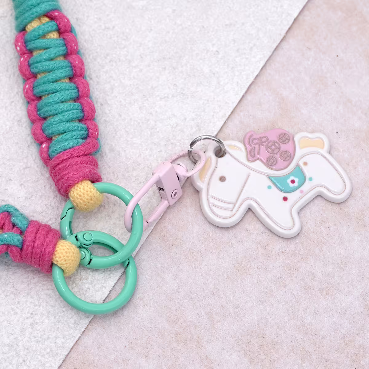 小馬編織&times;手機腕帶掛繩&times;彩色-第4張