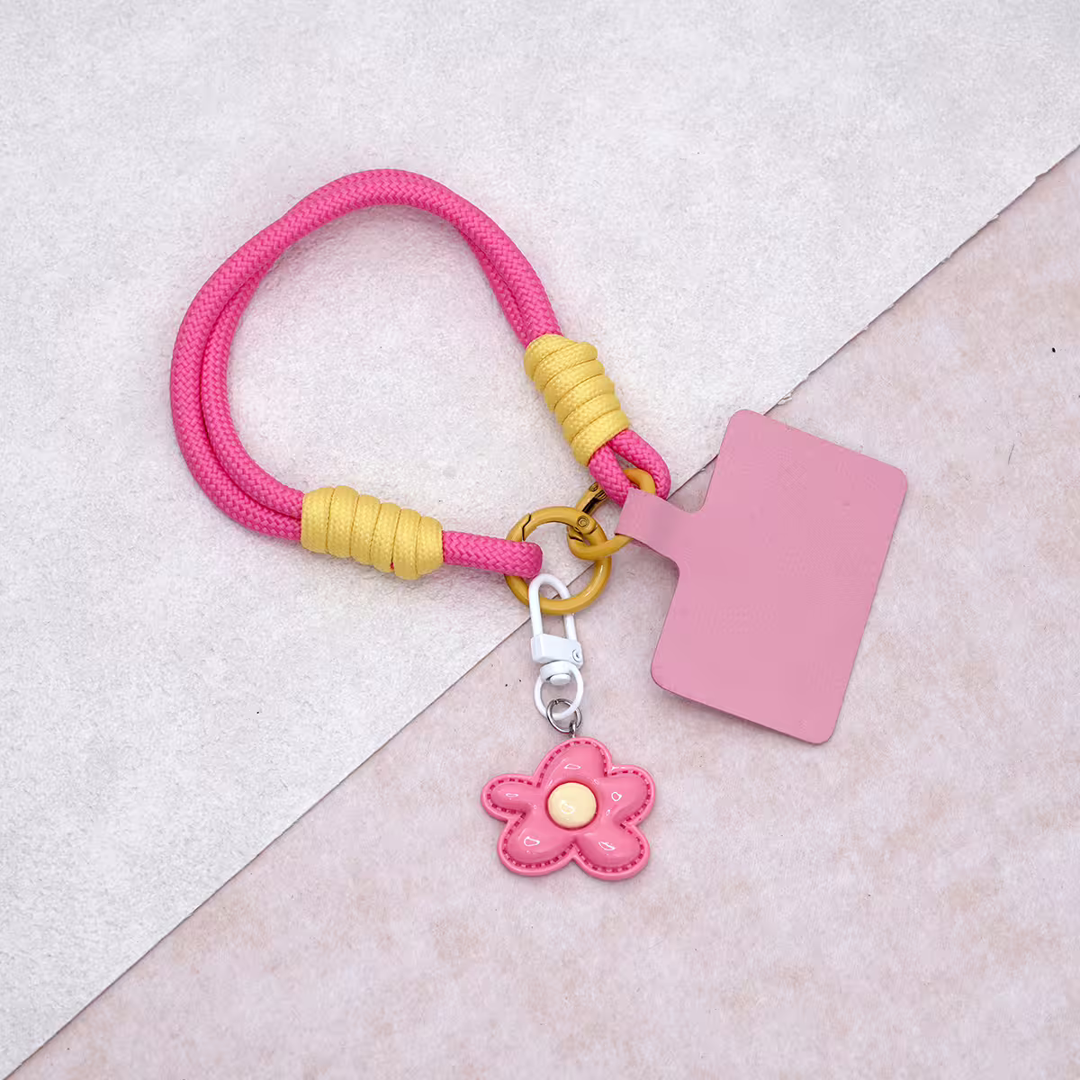 花朵多巴胺&times;手機腕帶掛繩&times;桃紅-第1張