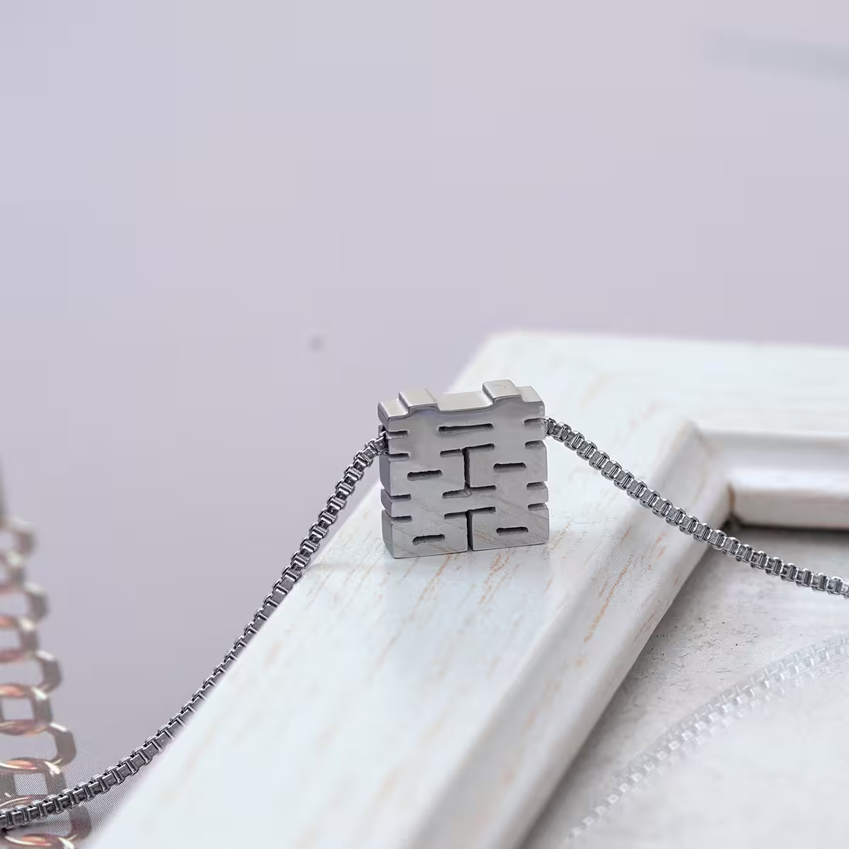 316鋼飾&times;雙囍&times;項鍊&times;銀色-第2張