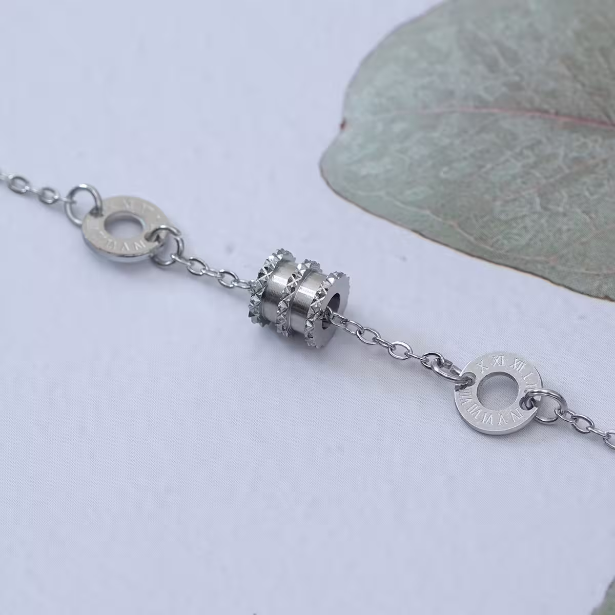 316鋼飾&times;羅馬數字小蠻腰 &times;手鍊&times;銀色-第5張
