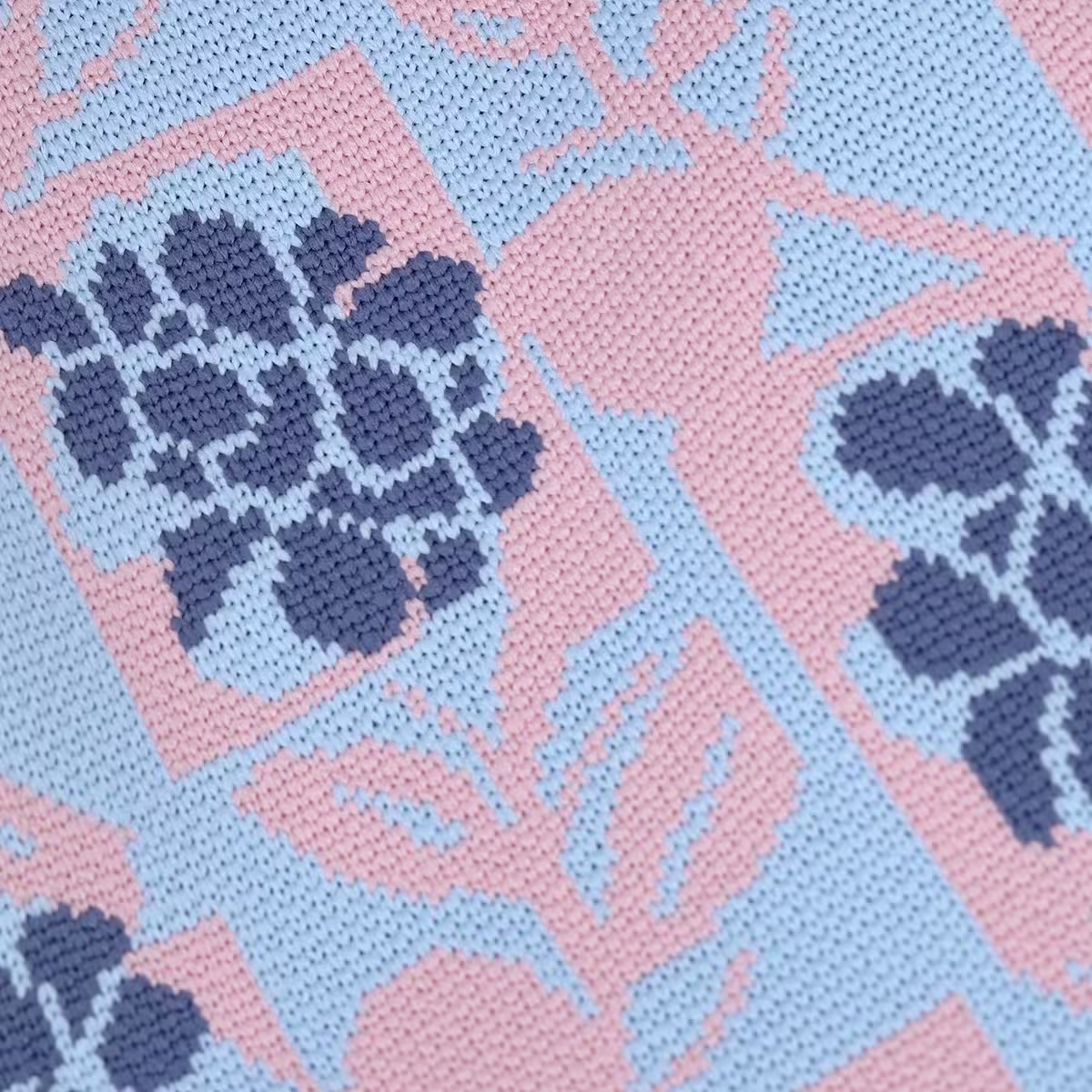 紫心葡萄&times;針織手提袋-第5張