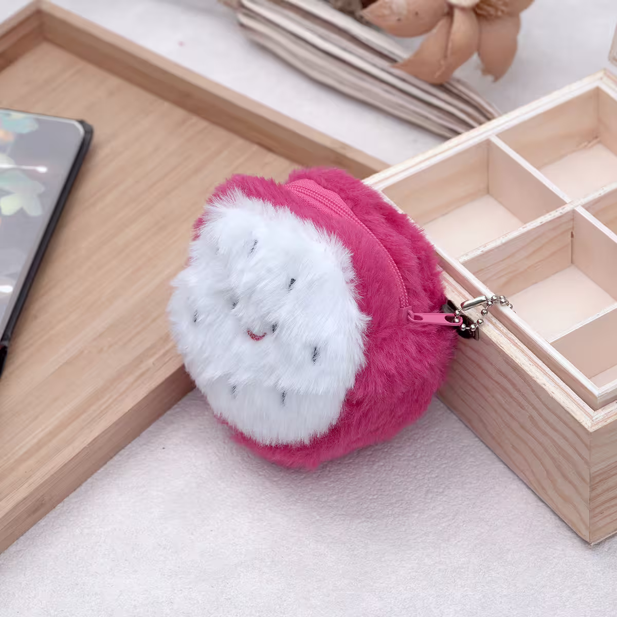 火龍果毛絨絨&times;掛件零錢包-第3張