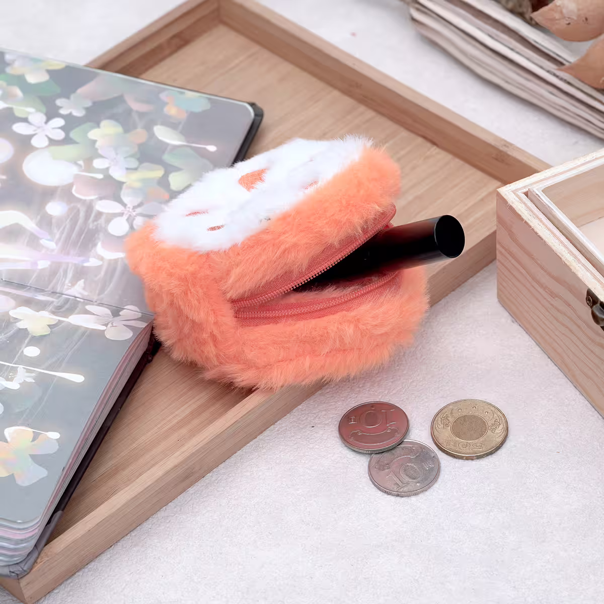 柳丁毛絨絨&times;掛件零錢包-第5張