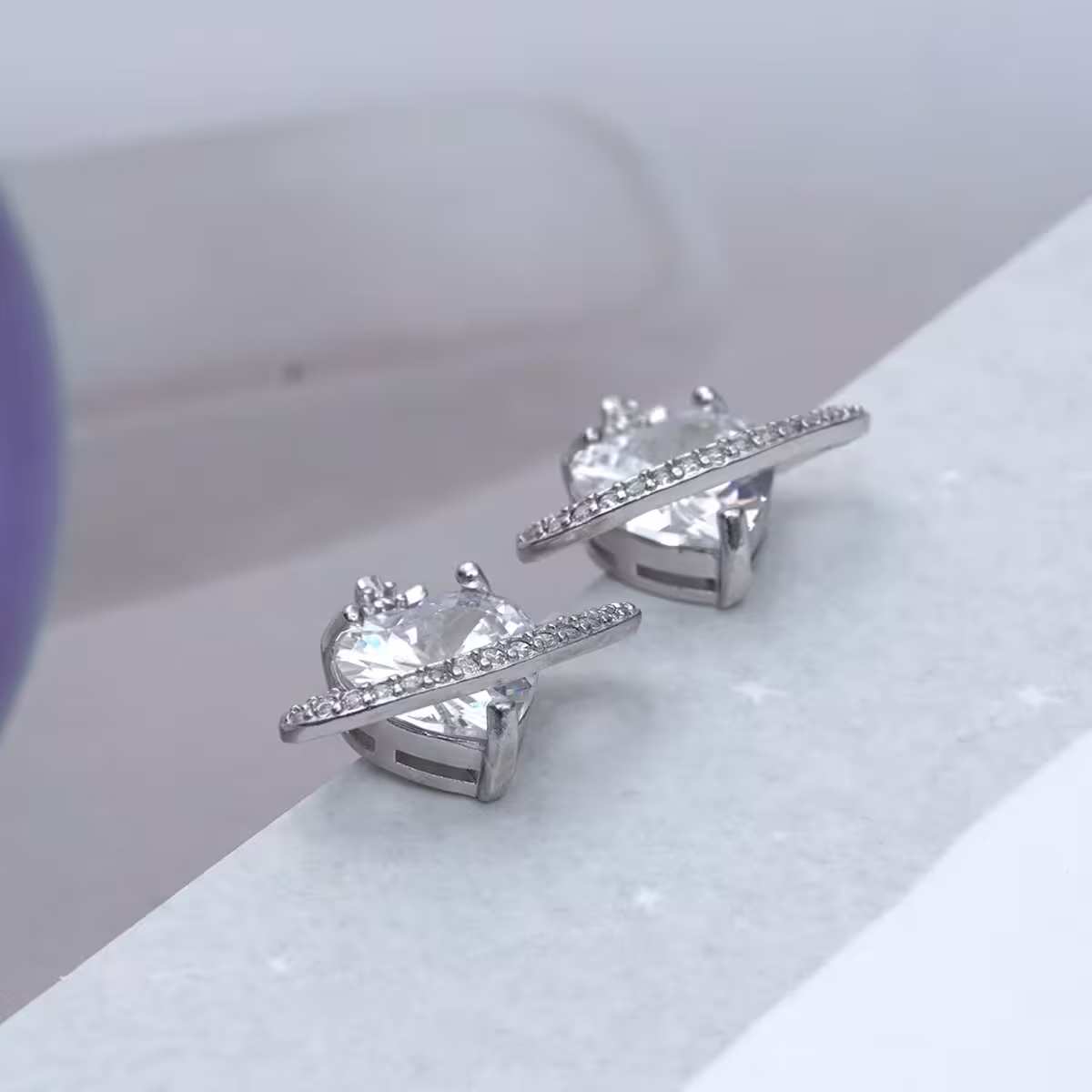 925銀針&times;愛心星球&times;耳環-第3張