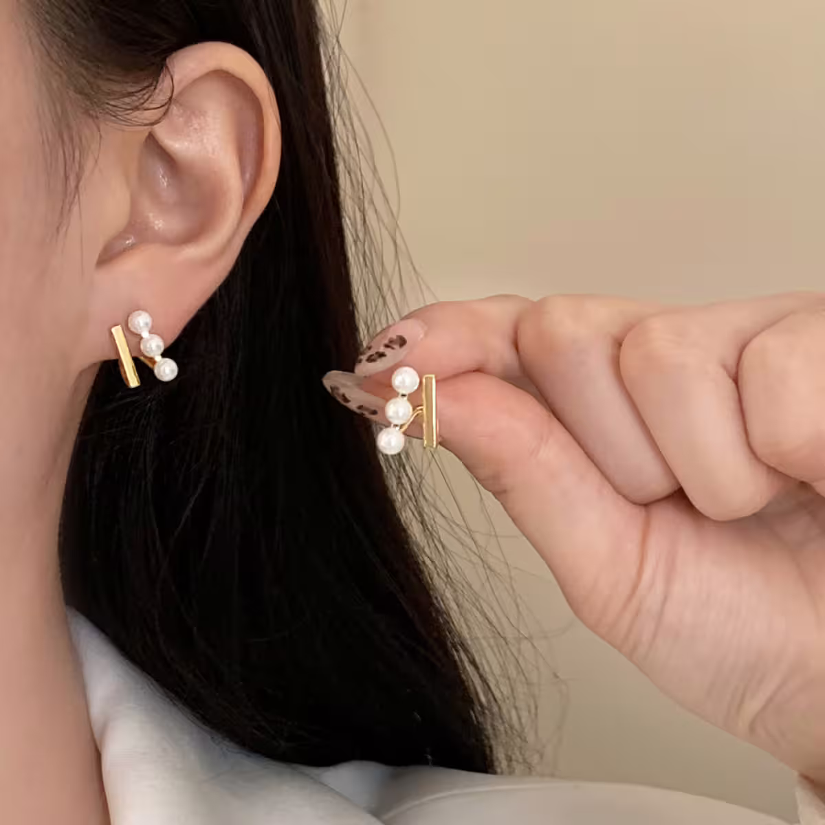 珍珠平橫桿&times;蚊香盤U型耳夾-第6張