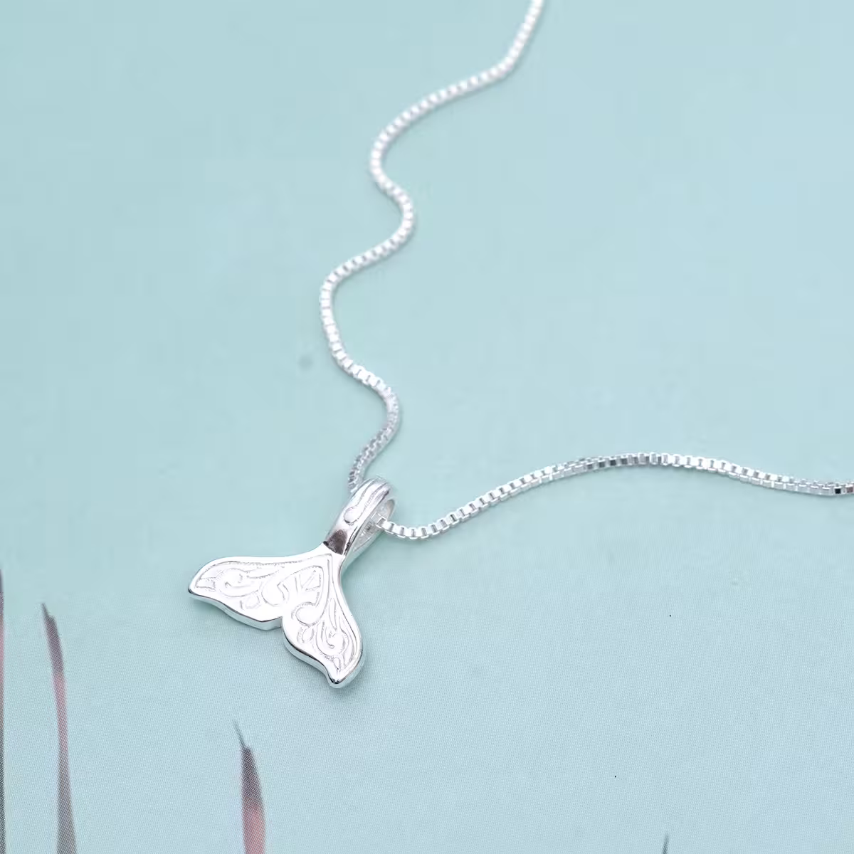 925銀飾&times;花紋美人魚尾&times;鎖骨項鍊-第1張