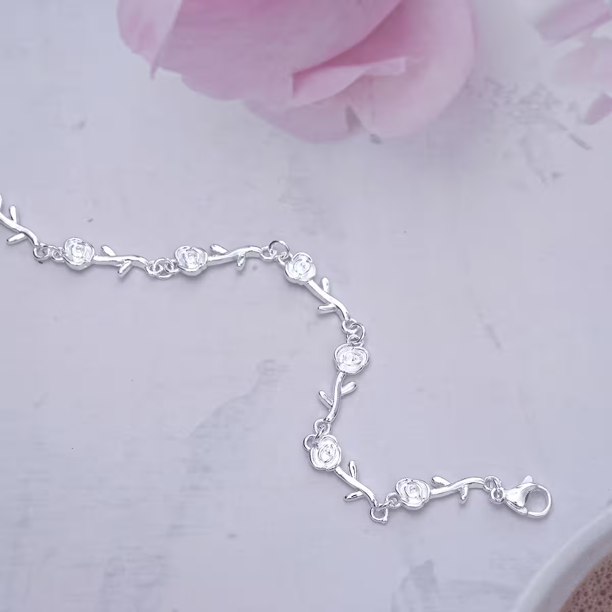 925銀飾&times;玫瑰花園&times;手鍊-第2張