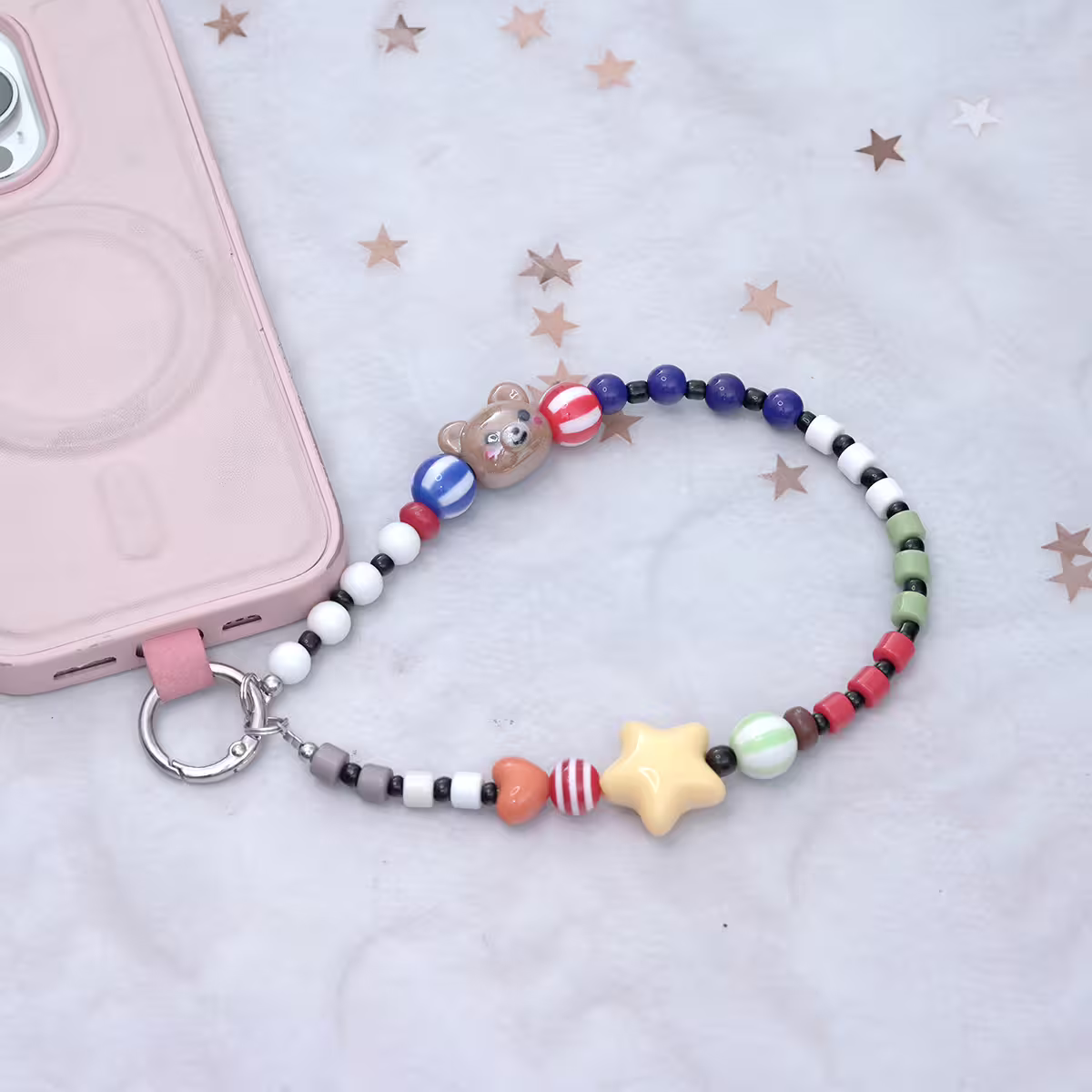 童趣星星小熊&times;手機腕帶掛繩-第3張