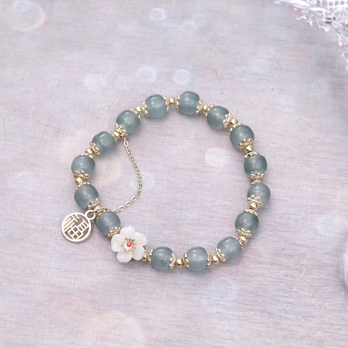 福上添花&times;固定式串珠手鍊-第1張