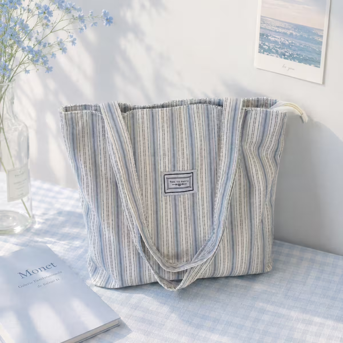 微風藍調&times;帆布肩背包-第3張