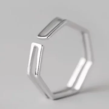 925銀飾×幾何七邊形×開口戒指.avif