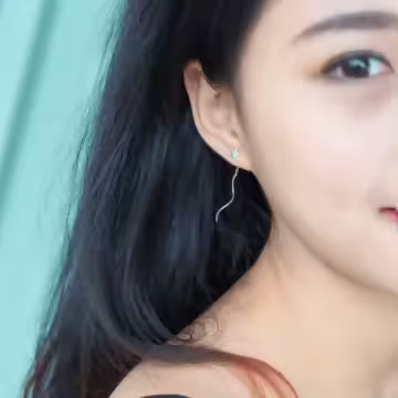 925銀針×星星波浪×流蘇耳線