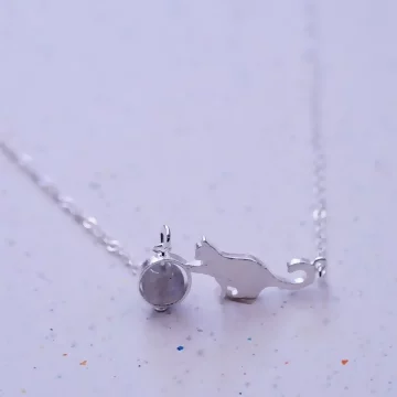 925銀飾×貓咪轉珠×鎖骨項鍊.avif