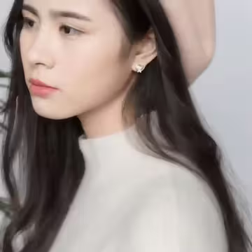 925銀針×綠瑪瑙小貓×耳針