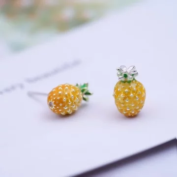 925銀針×水果小鳳梨×耳針.avif