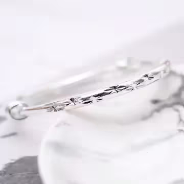 925銀飾×滿天星車花×推拉手環