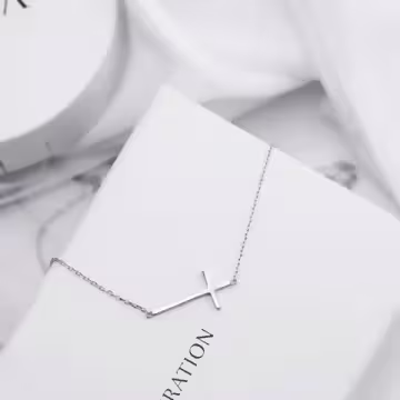 925銀飾×個性十字架×鎖骨項鍊