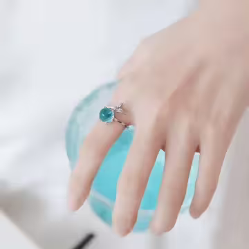 925銀飾×人魚泡泡×開口戒指