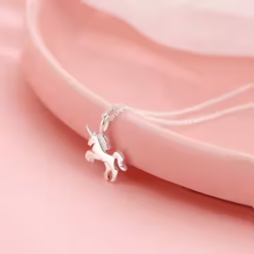 925銀飾×獨角獸小馬×鎖骨項鍊