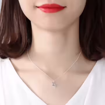 925銀飾×獨角獸小馬×鎖骨項鍊