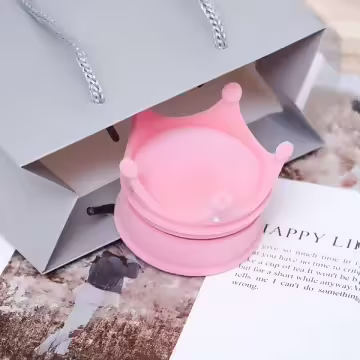 小皇冠×適用戒指/小耳釘×絨布盒