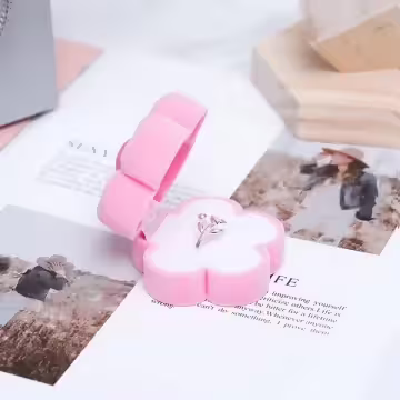 小花朵×適用戒指/小耳釘×絨布盒