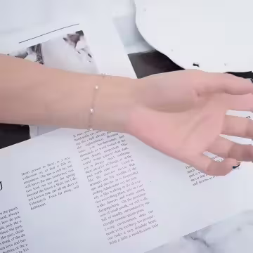 925銀飾×簡約珍珠×手鍊