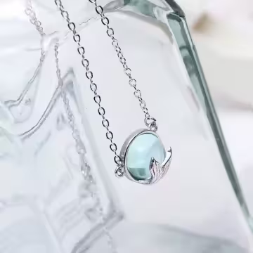 925銀飾×人魚泡泡×鎖骨項鍊