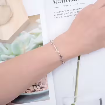 925銀飾×森林枝芽×手鍊