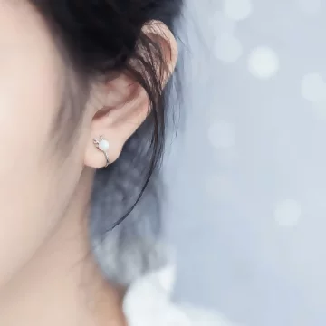 珍珠小鹿×U型耳骨耳夾.avif