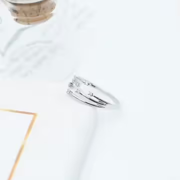 925銀飾×璀璨流星雨×開口戒指