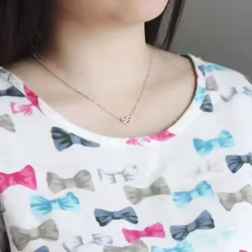 925銀飾&times;心型圈&times;鎖骨項鍊