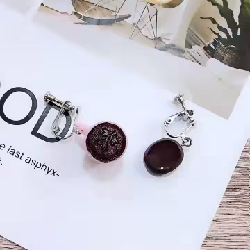 喝一杯咖啡×螺旋耳夾