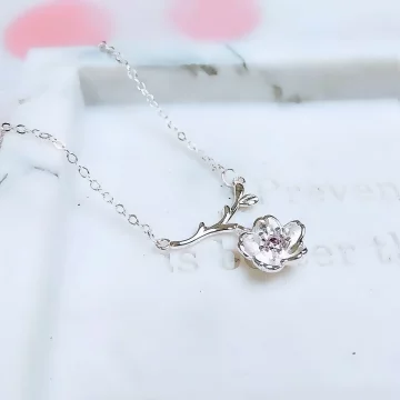 925銀飾×粉櫻之戀×鎖骨項鍊.avif