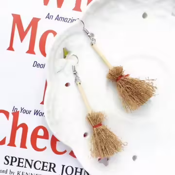 小魔女的掃把×螺旋耳夾