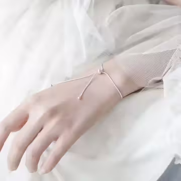 925銀飾×蛇骨抽拉繩垂線×手鍊