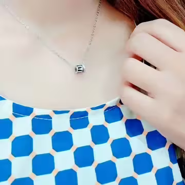 925銀飾&times;兩環一心&times;鎖骨項鍊