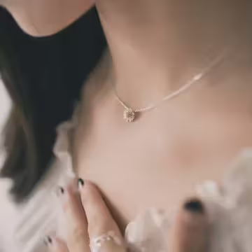 925銀飾×雛菊小太陽×鎖骨項鍊