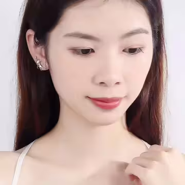 慵懶的貓咪×U型耳夾